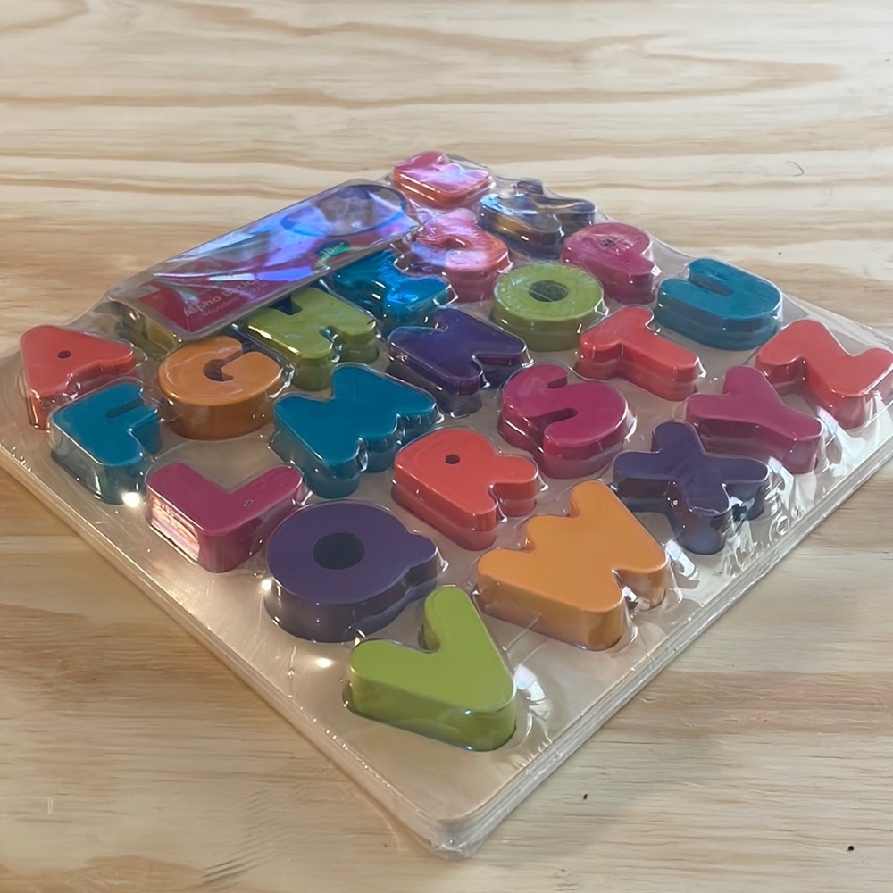 26 Letter Pieces - Chunky Wooden Puzzle - Educational Toys For Toddlers